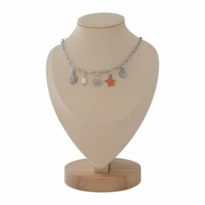 Collier Océan argenté