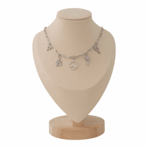 Collier Paulina argenté