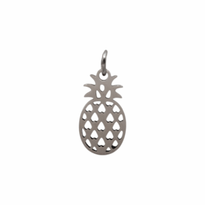 Charm Ananas ajouré argenté