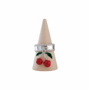 Bague Cerise argenté