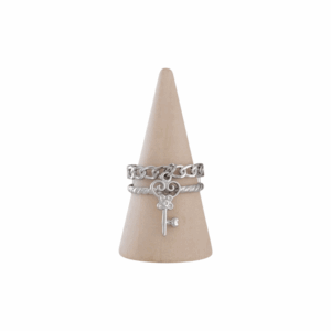 Bague Clé argenté