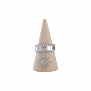 Bague Etoile Polaire argenté