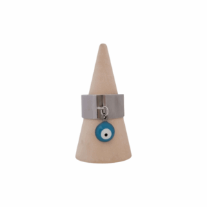 Bague Œil Turquoise argenté