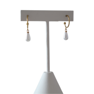 Boucles d’oreilles Perle doré