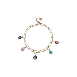Bracelet Œil de Protection doré