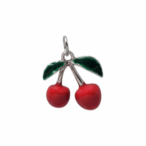 Charm Cerise argenté