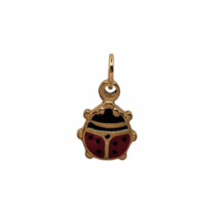 Charm Coccinelle doré