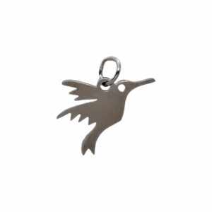 Charm Colibri argenté