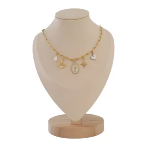 Collier Royal Blanc doré