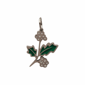 Charm Fleur de Naissance Décembre argenté