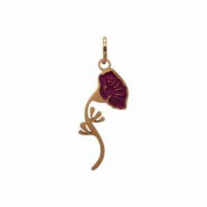 Charm Fleur de Naissance Septembre doré