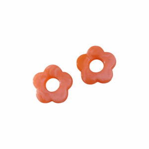 Charm Fleurs Créoles Orange Fluo