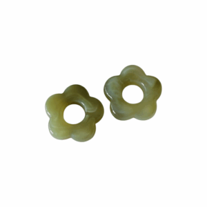 Charm Fleurs Créoles Vert Kaki