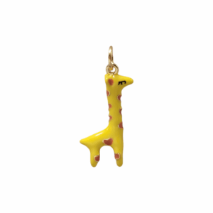 Charm Girafe Jaune doré