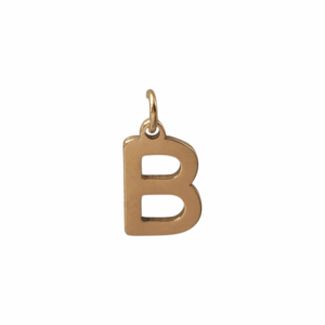 Charm Lettre B doré