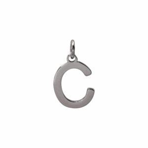 Charm Lettre C argenté