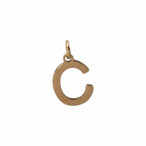 Charm Lettre C doré