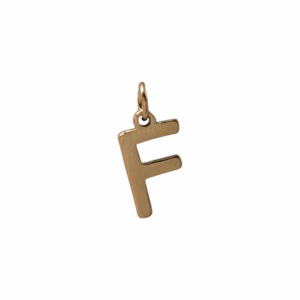 Charm Lettre F doré