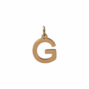 Charm Lettre G doré