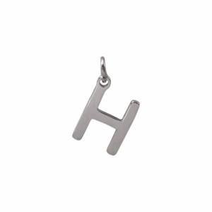 Charm Lettre H argenté