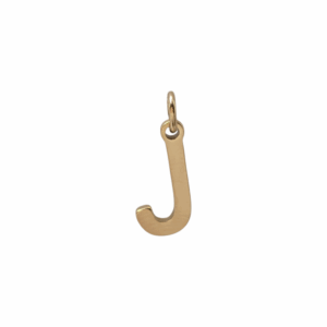 Charm Lettre J doré