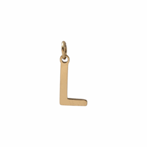 Charm Lettre L doré