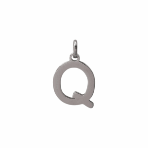Charm Lettre Q argenté