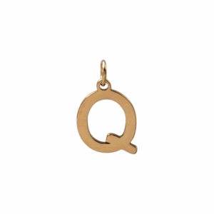 Charm Lettre Q doré