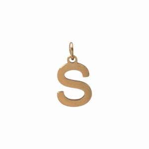 Charm Lettre S doré