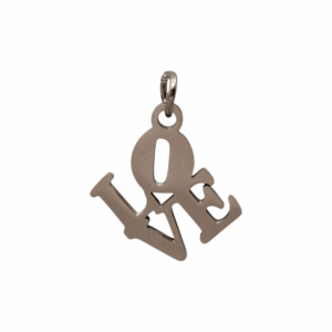 Charm LOVE argenté