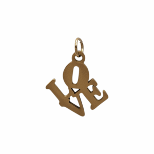 Charm LOVE doré