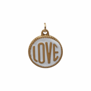 Charm Love Blanc doré
