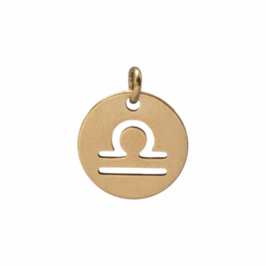 Charm Médaille Balance doré