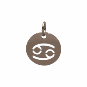 Charm Médaille Cancer argenté