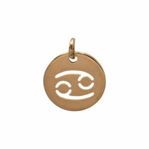 Charm Médaille Cancer doré