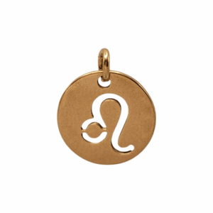 Charm Médaille Lion doré