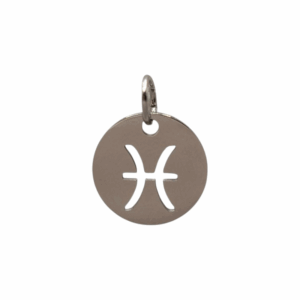 Charm Médaille Poisson argenté