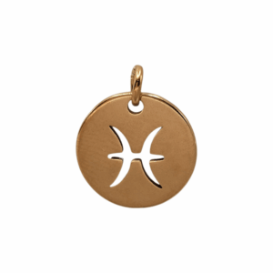 Charm Médaille Poisson doré