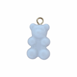 Charm Ourson Blanc Opaque doré