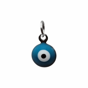 Charm Œil Turquoise argenté
