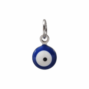Charm Œil Bleu argenté