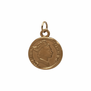 Charm Pièce de Monnaie doré