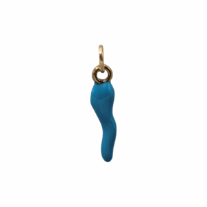 Charm Piment Bleu doré