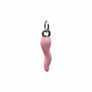 Charm Piment Rose argenté