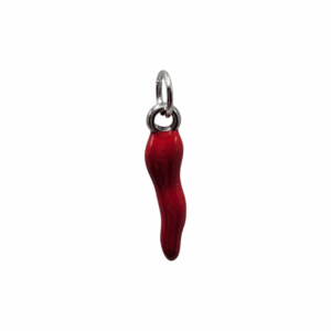 Charm Piment Rouge argenté