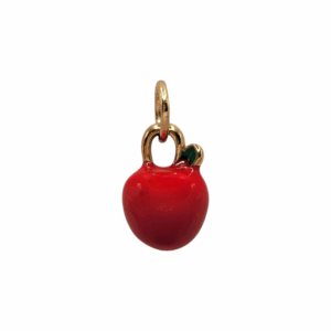 Charm Pomme Rouge doré