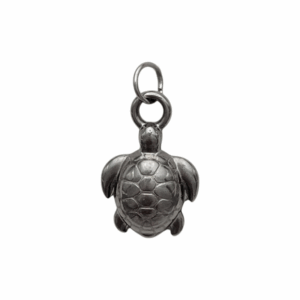 Charm Tortue argentée