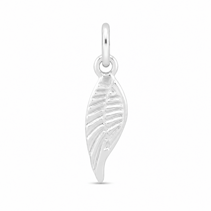 Les Paulinas, charm aile d'ange argenté en acier inoxydable Charm aile d'ange argenté en acier inoxydable, pour bijou personnalisable Les Paulinas