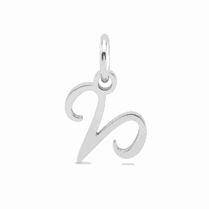 Charm astrologique Bélier argenté en acier inoxydable représentant le symbole du signe du zodiaque, pour bijou personnalisable Les Paulinas