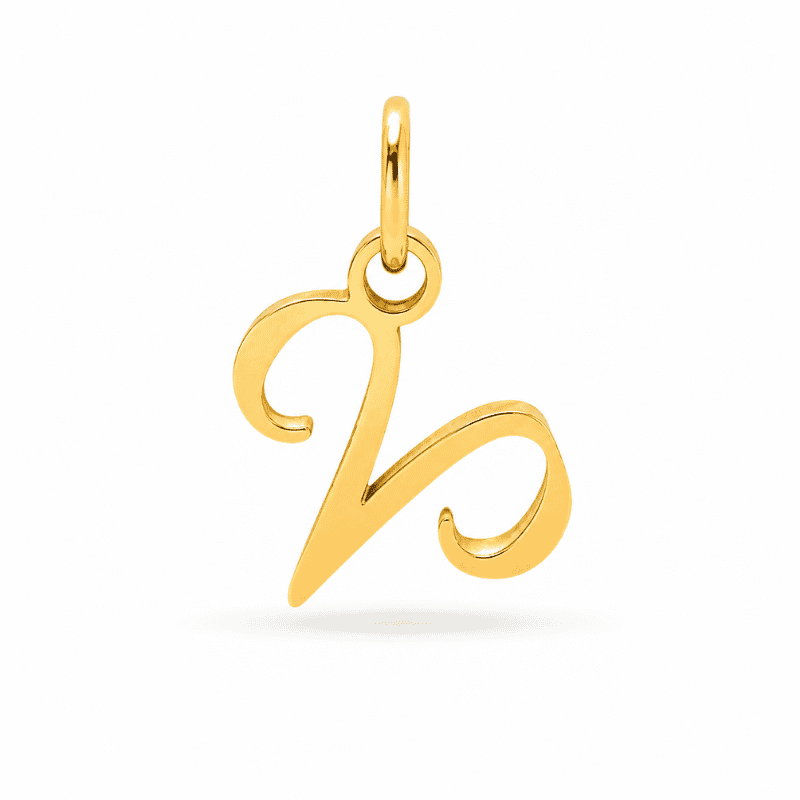 Les Paulinas, charm astrologique Bélier doré en acier inoxydable Charm astrologique Bélier doré en acier inoxydable représentant le symbole du signe du zodiaque, pour bijou personnalisable Les Paulinas